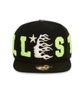 Hellstar OG Patch Fitted Trucker Hat Black/Green