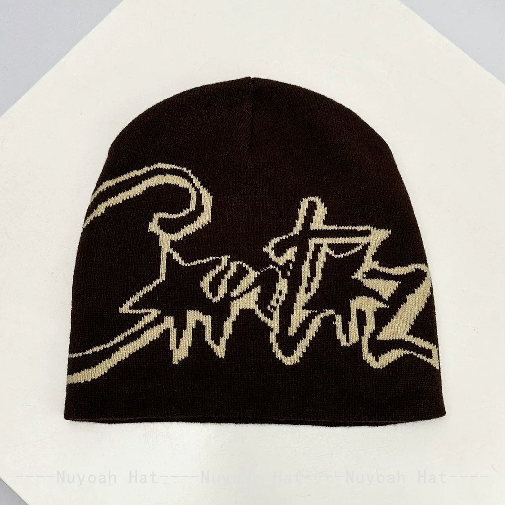 Corteiz Script Jacquard Knit Beanie